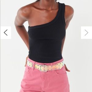Urban Outfitters one shoulder Crop top size small